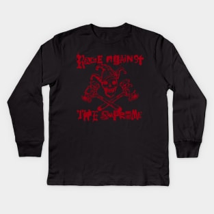 rage against the supreme 12 Kids Long Sleeve T-Shirt